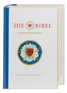 Ansicht des Umschlags der Publikation einer Lutherbibel